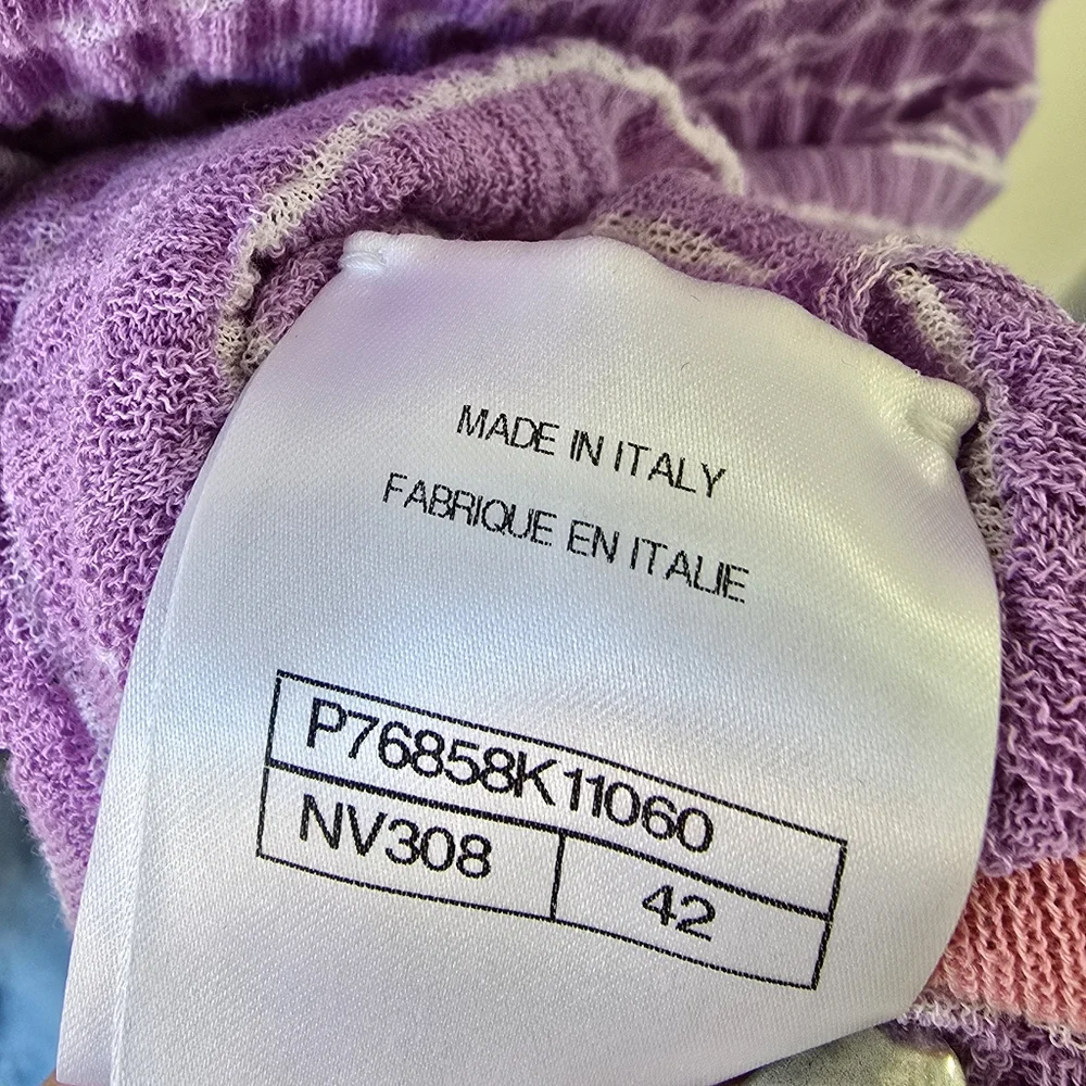 Chanel Knit Striped Tank Top - Picture 10 of 10